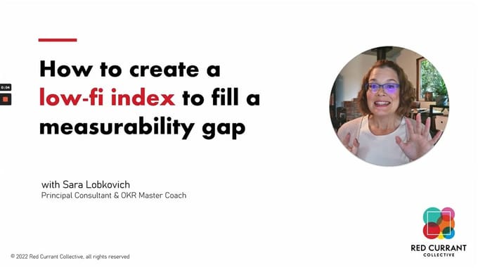 How to: Create low-fidelity index measures to fill progress data gaps