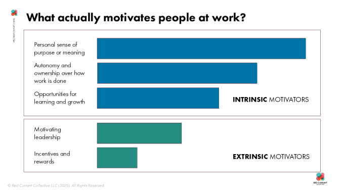 NEEDS ALT: what actually motivates people at work