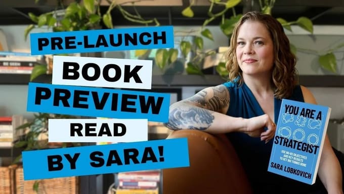 You Are a Strategist book by Sara Lobkovich